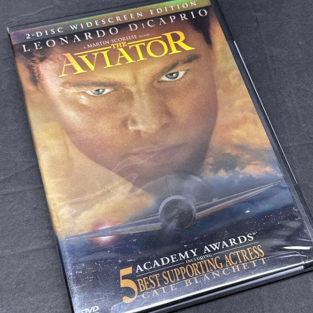 The Aviator DVD 2-Disc Widescreen Leonardo DiCaprio NEW Sealed Scorsese